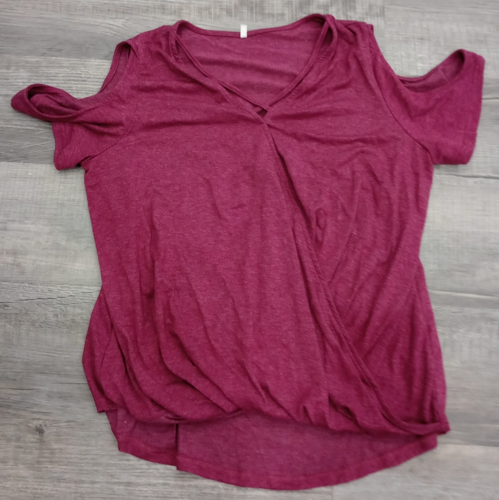 Cold shoulder shirt